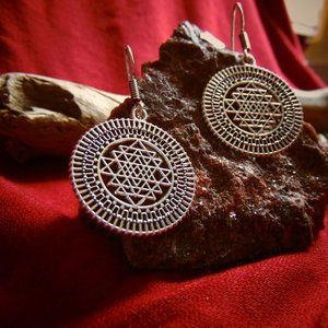 Sacred Geometry Detail Earring - Boho Earring